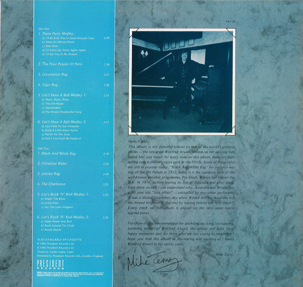 Mike Terry (7) : Tribute To Winifred Atwell (LP, Album)