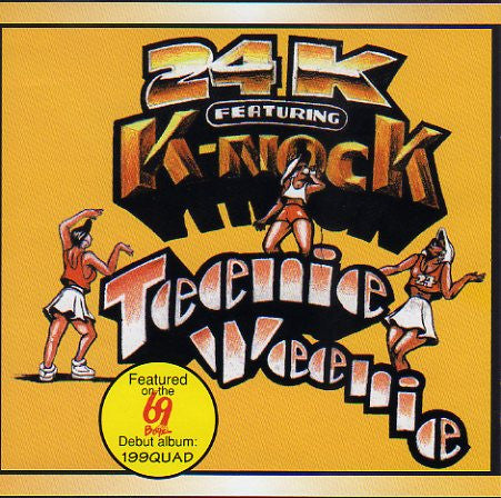 24K* Featuring K-Nock : Teenie Weenie (CD, Single)