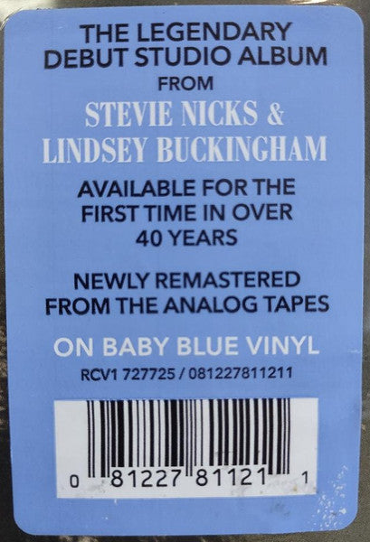 Buckingham Nicks : Buckingham Nicks (LP, Album, RE, RM, Bab)