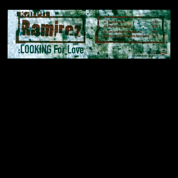 Karen Ramirez : Looking For Love (12", Promo, W/Lbl)