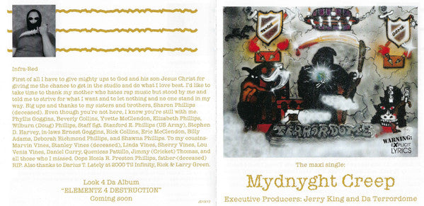 Da Terrordome : Mydnyght Creep (CD, EP)