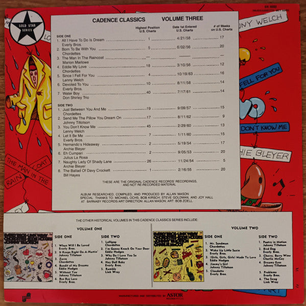 Various : Cadence Classics, Vol. 3 (LP, Comp)