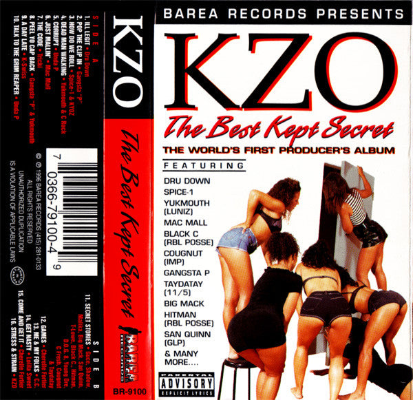 KZO : The Best Kept Secret (Cass, Album)