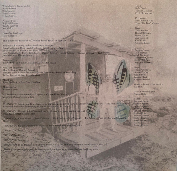 Rayland Baxter : If I Were A Butterfly (LP, Album, Ltd, Cle)