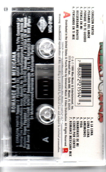 Various : Romance A La Mexicana (Cass)