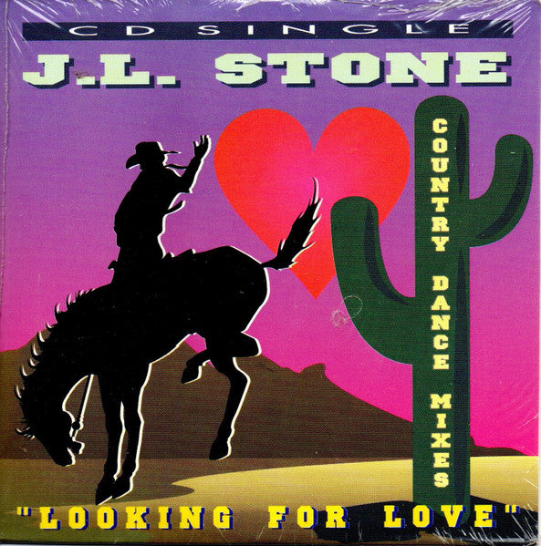 J.L. Stone : Looking For Love - Country Dance Mixes (CD, Single)