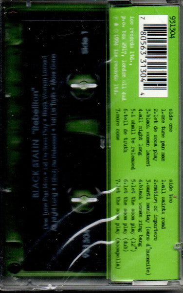 Black Stalin : Rebellion (Cass, Album)