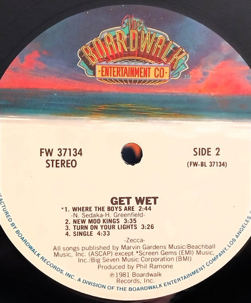 Get Wet (2) : Get Wet (LP, Album, Ter)