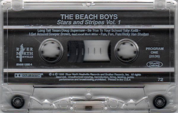 The Beach Boys : Stars And Stripes Vol. 1 (Cass, Album)