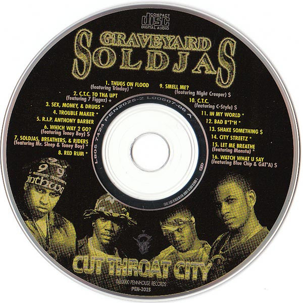 Graveyard Soldjas : Cut Throat City (CD, Album)