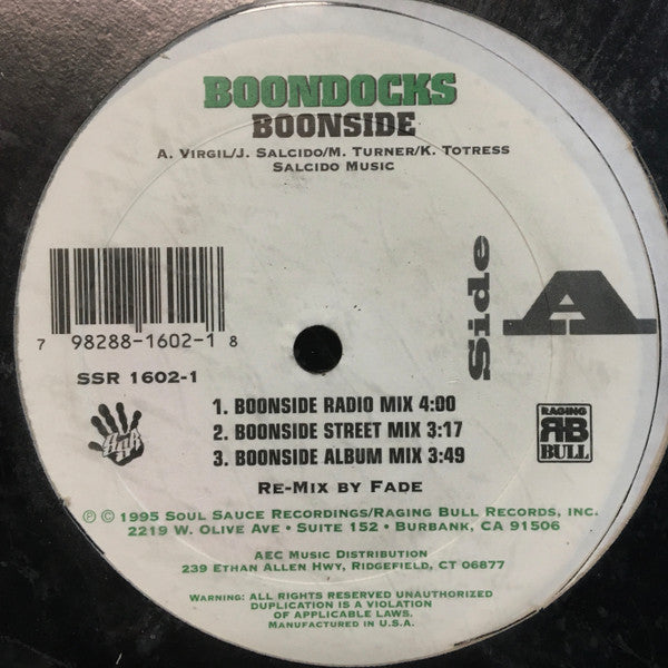 Boondocks (2) : Boonside (12")