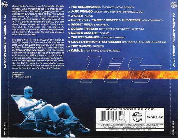 DJ Aaron Carter : Lit Up (CD, Mixed)