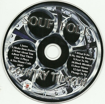 Souf Folk : Country Thuggin (CD, Album)