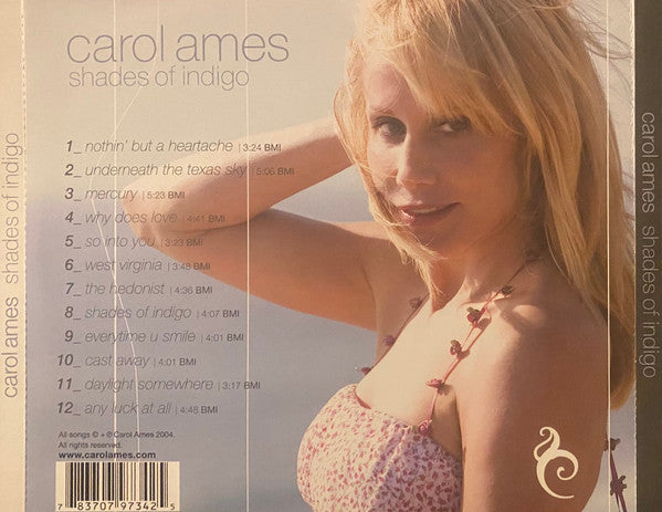 Carol Ames* : Shades Of Indigo (CD, Album)