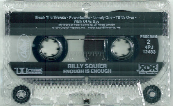 Billy Squier : Enough Is Enough (Cass, Album, Dol)