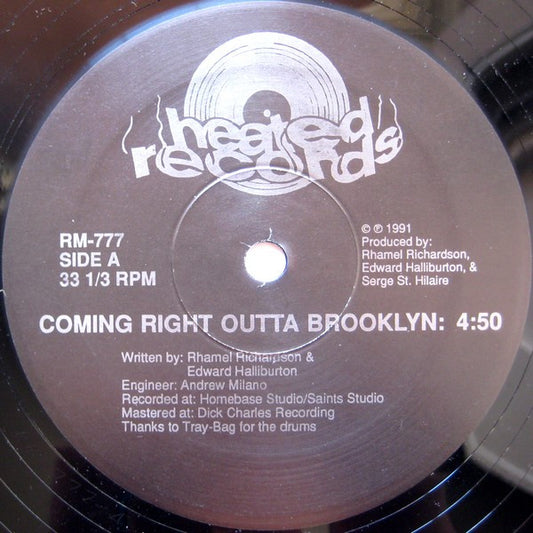 Rhamel : Coming Right Outta Brooklyn (12")