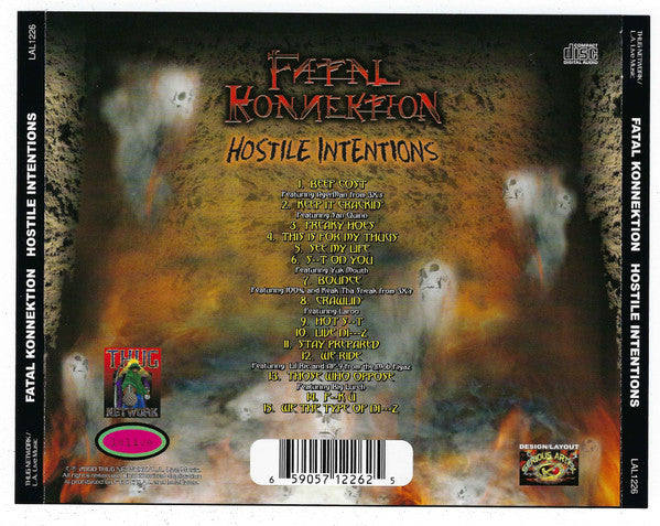 Fatal Konnektion : Hostile Intentions (CD, Album)