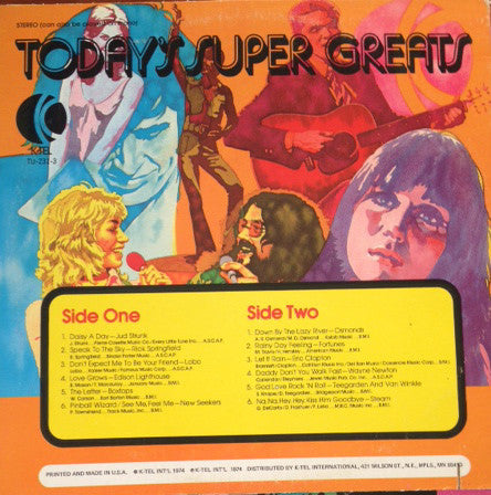Various : Today's Super Greats (Part-3) (LP, Comp, Ltd)