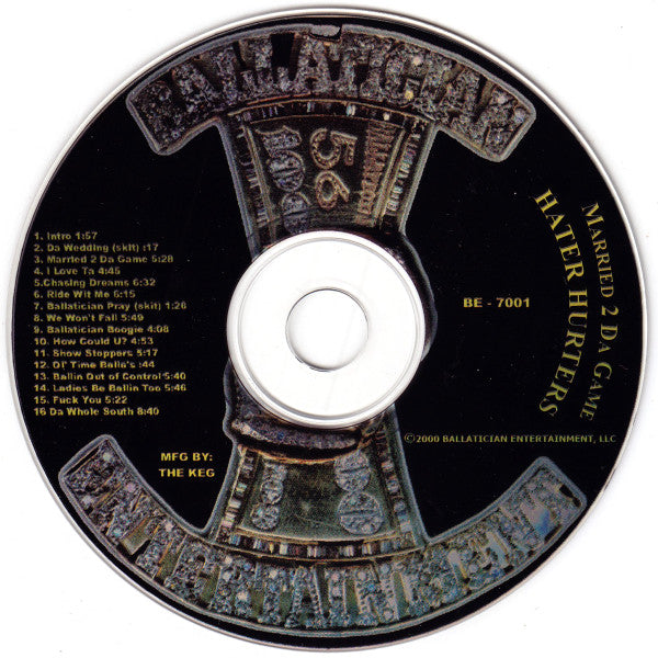 Hater Hurters : Married 2 Da Game (CD, Album)