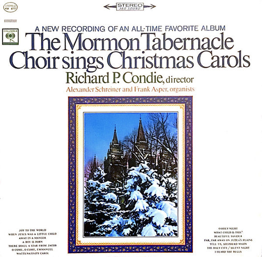 The Mormon Tabernacle Choir* : Sings Christmas Carols (LP, Album, RE)