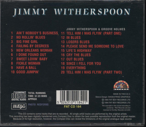 Jimmy Witherspoon : Cry The Blues (CD, Comp)