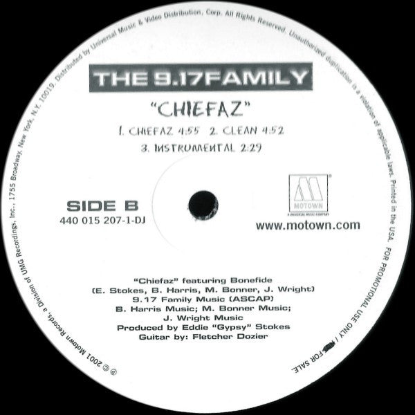 The 9.17 Family : Country Boy / Cheifaz (12", Promo)
