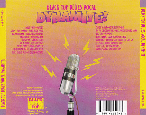 Various : Black Top Blues Vocal Dynamite! (CD, Album, Comp)