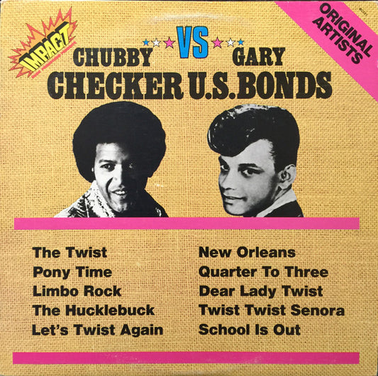 Chubby Checker, Gary U.S. Bonds : Chubby Checker Vs Gary U.S. Bonds (LP, Comp)