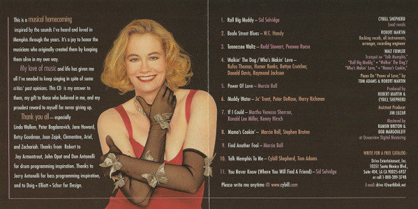 Cybill Shepherd : Talk Memphis To Me (CD, Album)