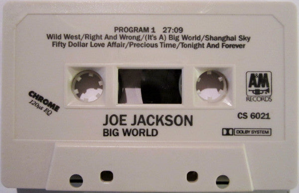 Joe Jackson : Big World (Cass, Album)