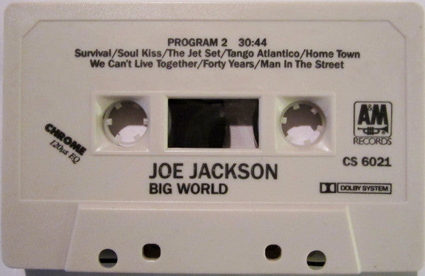 Joe Jackson : Big World (Cass, Album)