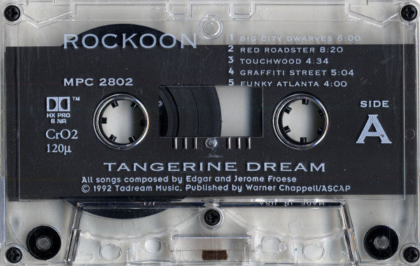 Tangerine Dream : Rockoon (Cass, Album)