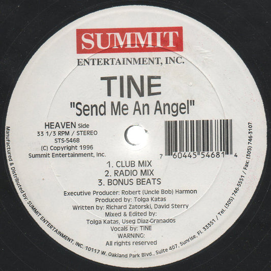 Tine (7) : Send Me An Angel (12")