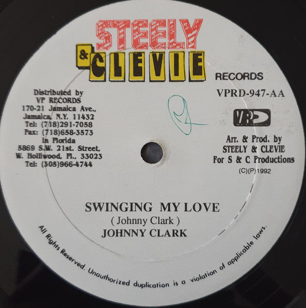 Johnny Clarke / Sasha (7) : Swinging My Love / Kill The Bitch (12")