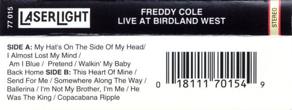 Freddy Cole : Live At Birdland West (Cass, Album, Dol)