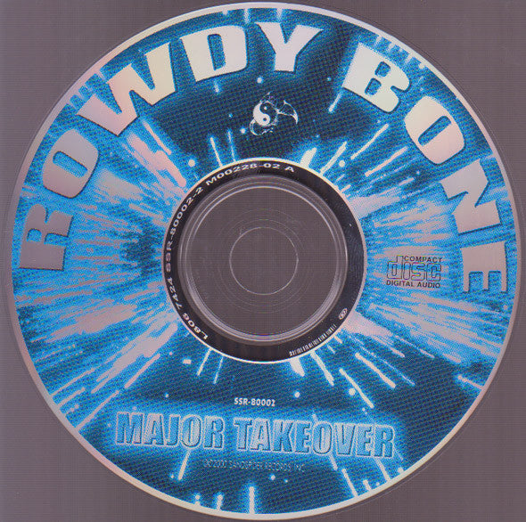 Rowdy Bone : Major Takeover  (CD, Album)