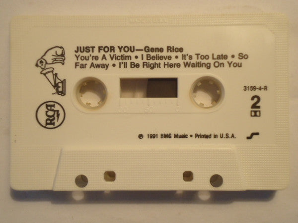 Gene Rice : Just For You (Cass, Album)
