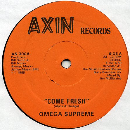 Omega Supreme : Come Fresh (12")