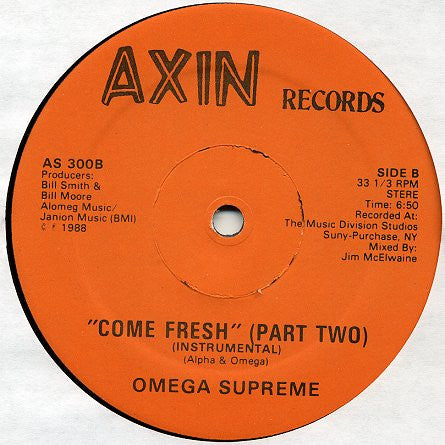 Omega Supreme : Come Fresh (12")