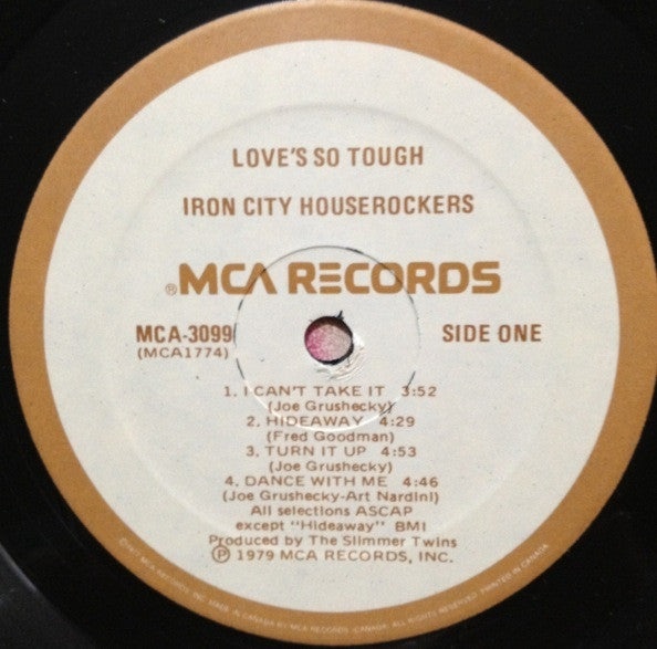 Iron City Houserockers : Love's So Tough (LP, Album)