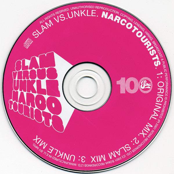 Slam vs. UNKLE : Narco Tourists (CD, Single)