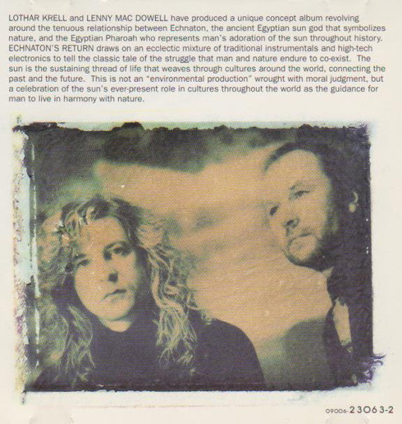 Lenny Mac Dowell & Lothar Krell : Echnaton's Return (CD, Album)