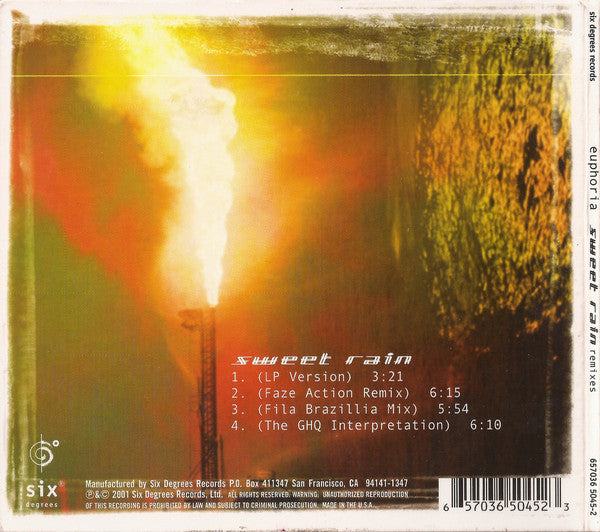 Euphoria (5) : Sweet Rain (CD, Single)