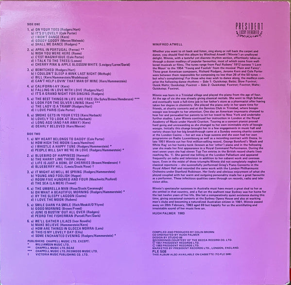 Winifred Atwell : Winifred Atwell Plays Fifty All-Time Greats (LP)