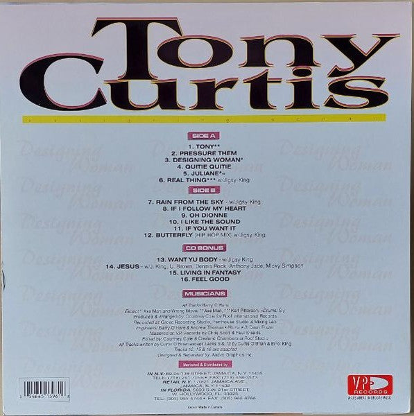 Tony Curtis : Designing Woman (LP, Album)