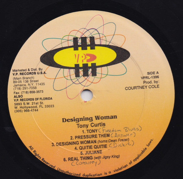 Tony Curtis : Designing Woman (LP, Album)