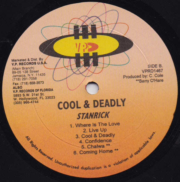Stanrick : Cool & Deadly  (LP, Album)