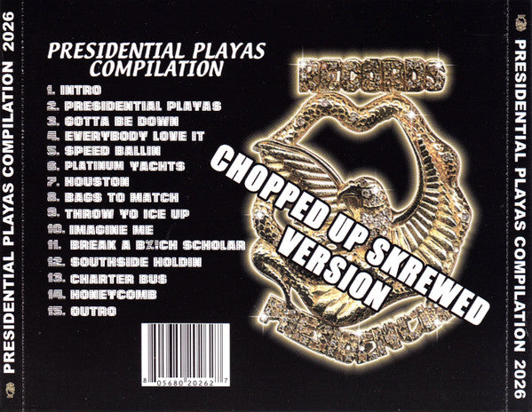 Presidential Playas : Block Party The Album (Chopped Up Skrewed Version) (CD, Album)