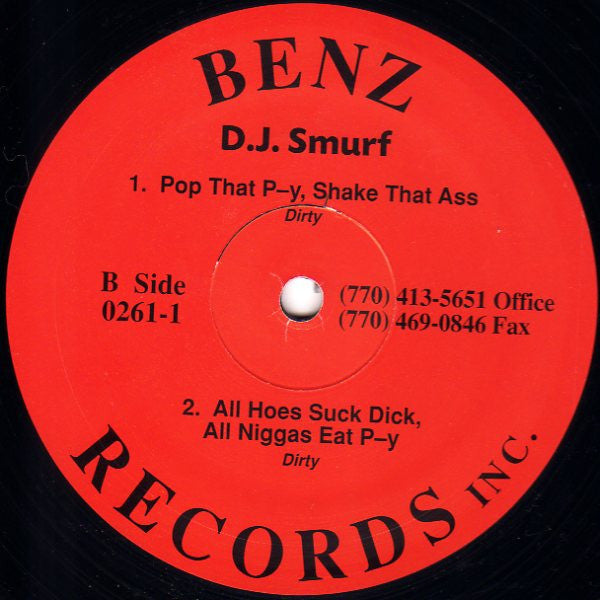 D.J. Smurf* Featuring M.C. Shy-D* And P.M.H.I. : Hold Up! Wait A Minute (The Five Minute Workout) (12")