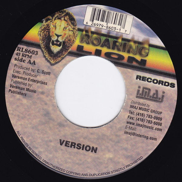 Buju Banton : Justice (7")
